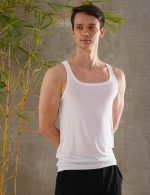 DAMENSCH Men Bamboo Spandex Regular Fit Neo-Skin Square Neck Vest, Anti-Bacterial, Thermoregulating Vest, Shape Retaining Banyan, Soft and Sustainable Inner Baniyan - Image 5