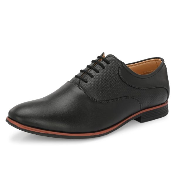Centrino Formal Shoe for Men | Lace-Up Derby for Business & Casual Wear | Stylish Design with Comfortable Fit Craftsmanship for All-Day Support (64056)