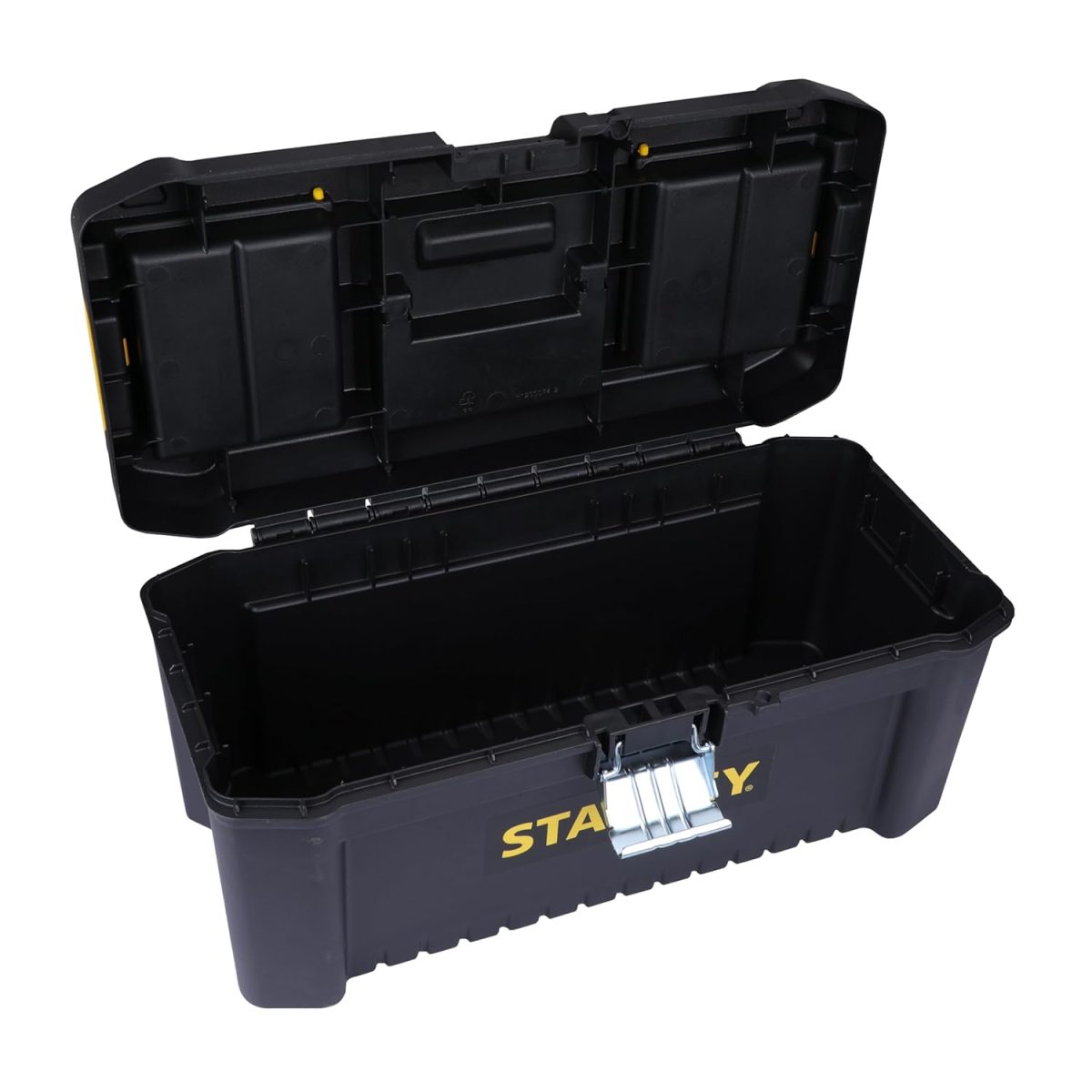 STANLEY STST75518-8 16'' Organised Heavy-Duty Portable Essential Toolbox with Top Lid & Removable Tray Compartment for Easy & Convenient Storage, Top Pad Lock Eye, 1 Year Warranty, 41x19.5x20 cm - Image 11