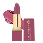Colors Queen Nude It Creamy Matte Lipstick – 3.6g | Lightweight, Waterproof Lipstick for Women (02 - Peony)