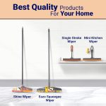 Chakaachak Shine Floor Wiper | Plastic & TPE Blade Wiper for Floor & Bathroom Cleaning | Surface Cleaner for Home | Kitchen | Office | Durable Home Cleaning Gadget | Quick Drying | Easy Grip - Image 7