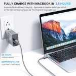 Wayona Type C to Type C Fast Charging Cable 65W Nylon Braided Cord Compatible with iPhone 16, iPhone15 Series,Samsung Galaxy S24,S23 S22,Flip, Fold,Macbook, OnePlus (1M, Grey) - Image 5