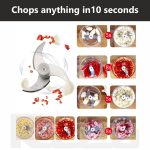 Rico Japanese Technology Wireless Mini Electric Chopper | 1 Year Replacement Warranty | Unbreakable Bowl | One Touch Operation | 10 Seconds for Mincing Garlic, Ginger, Onion, Vegetable, Meat - 250 ML - Image 6