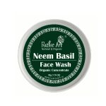 Rustic Art Organic Neem Basil Face Wash Concentrate | Anti acne (pimples), sulphate, paraben free cleanser for women & men | Suitable for teenagers | 50g (Pack of 1) - Image 3
