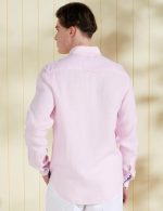 Symbol Premium Men's Pure Linen Solid Casual Shirt (Regular Fit) - Image 2