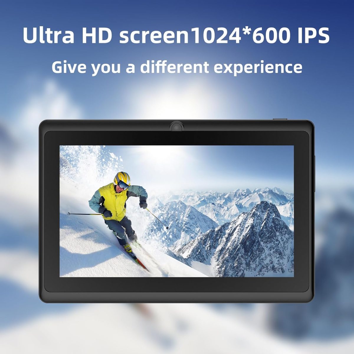 WUIUHOU 7" Android Tablet, 7" HD IPS Touchscreen, Quad-core, 4GB RAM, 32GB ROM, 1TB Expansion, 2MP + 5MP Dual Camera, WiFi 6 Bluetooth 3000mAh, - Image 2