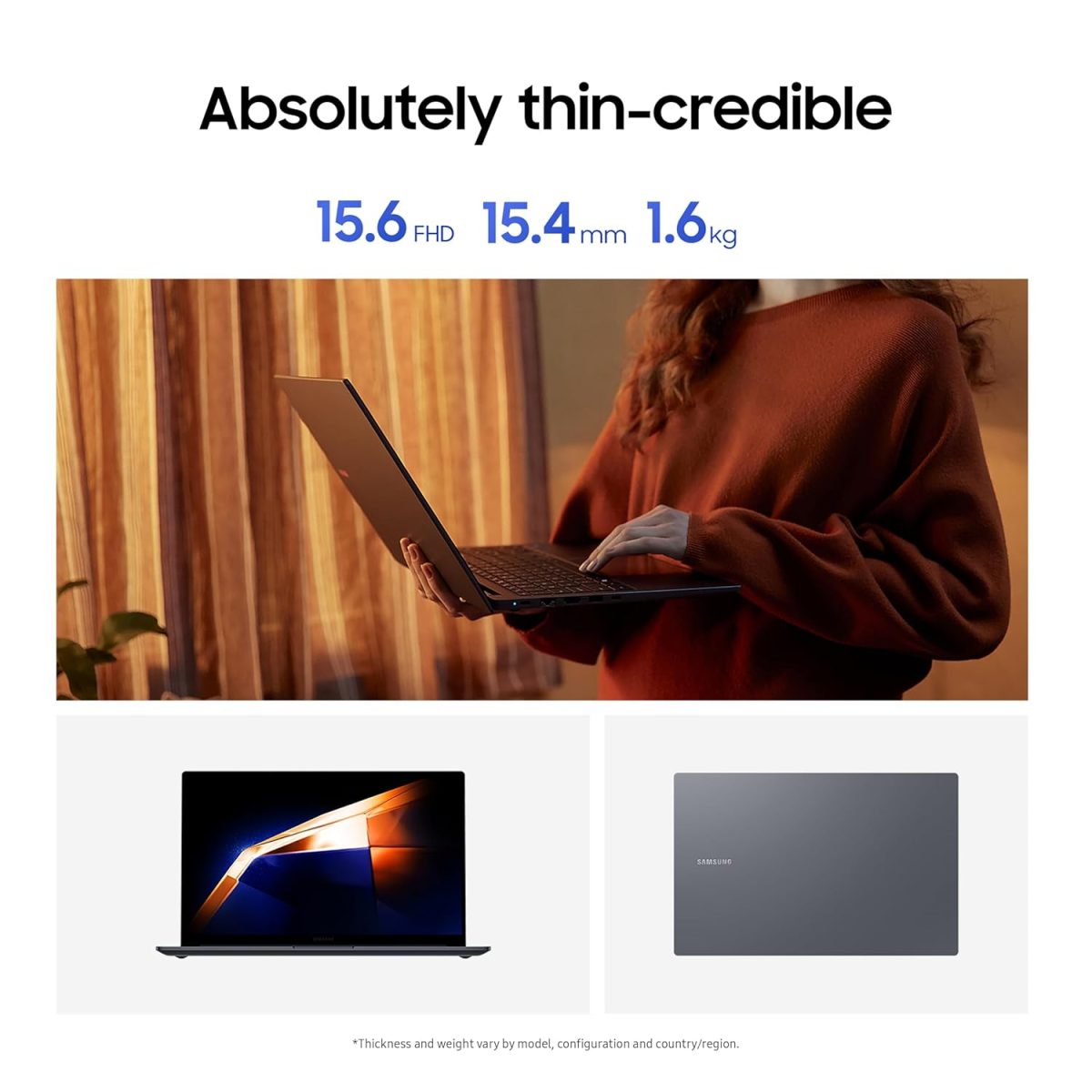Samsung Galaxy Book4 (Silver, 16GB RAM, 512GB SSD) | 15.6" Full HD Screen | Intel Core 7 150U Processor | Windows 11 Home | MS Office 2021 | Fingerprint Reader | Intel Iris XE Graphics | RJ45 LAN Port - Image 7