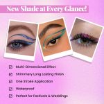 Coloressence Multi-dimensional Holographic Eyeliner | Shimmery Effect | Waterproof & Smudge Proof, Long lasting eyeliner with easy application | Shade - Milky Way 0.35g - Image 3