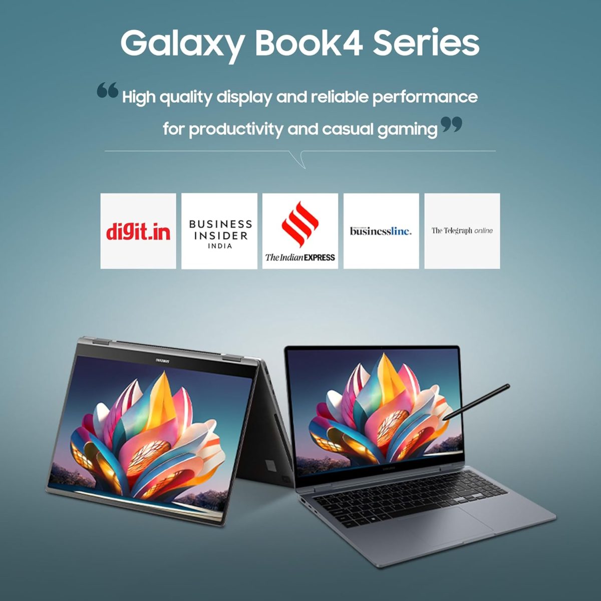 Samsung Galaxy Book4 (Silver, 16GB RAM, 512GB SSD) | 15.6" Full HD Screen | Intel Core 7 150U Processor | Windows 11 Home | MS Office 2021 | Fingerprint Reader | Intel Iris XE Graphics | RJ45 LAN Port - Image 2