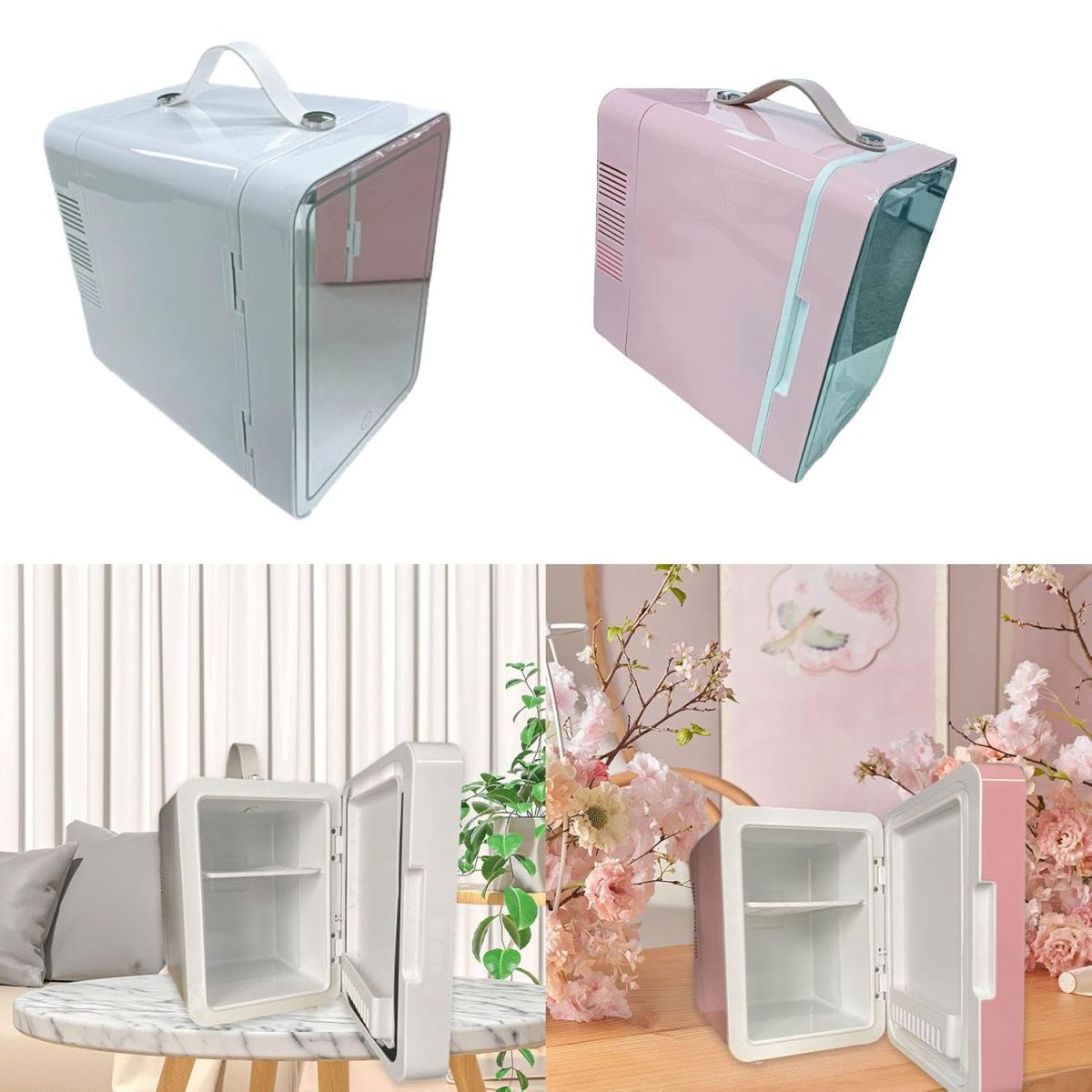ARTISOUL® Portable Refrigerator Personal Beauty Refrigerator for Makeup Dorm Traveling White | Major Appliances | Refrigerators & Freezers | Mini Fridges - Image 8