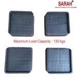 SARAH ® Premium, Heavy Duty, Universal Type, Multipurpose Plastic Block for Fridge, Washing Machine, Almeria, Furniture, Air Cooler & Water Cooler. Suitable for all and help in organizing your home. - Image 5