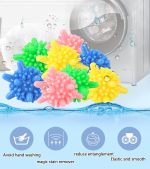 NAMRTA Traders Corona Washing Matchine Ball Washer Balls,Reusable Tangle-Free Eco-Friendly Laundry Scrubbing Balls,Solid Colorful Laundry Washing Balls Enhance Your Machine Cleaning Power (15Pcs) - Image 3