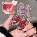 CAPPUVINI Lip Glaze | Solid Lip Gloss in Butterfly Keychain | Long-Lasting Moisture & Shine | Long Stay & Smudge Proof Lip Care | Lightweight & Non-Sticky Gloss Finish | Trending Shades Pink Nude Brown Lipsticks for Womens & Girls (5B#Milk Tea Chestnut, 2g) - Image 6