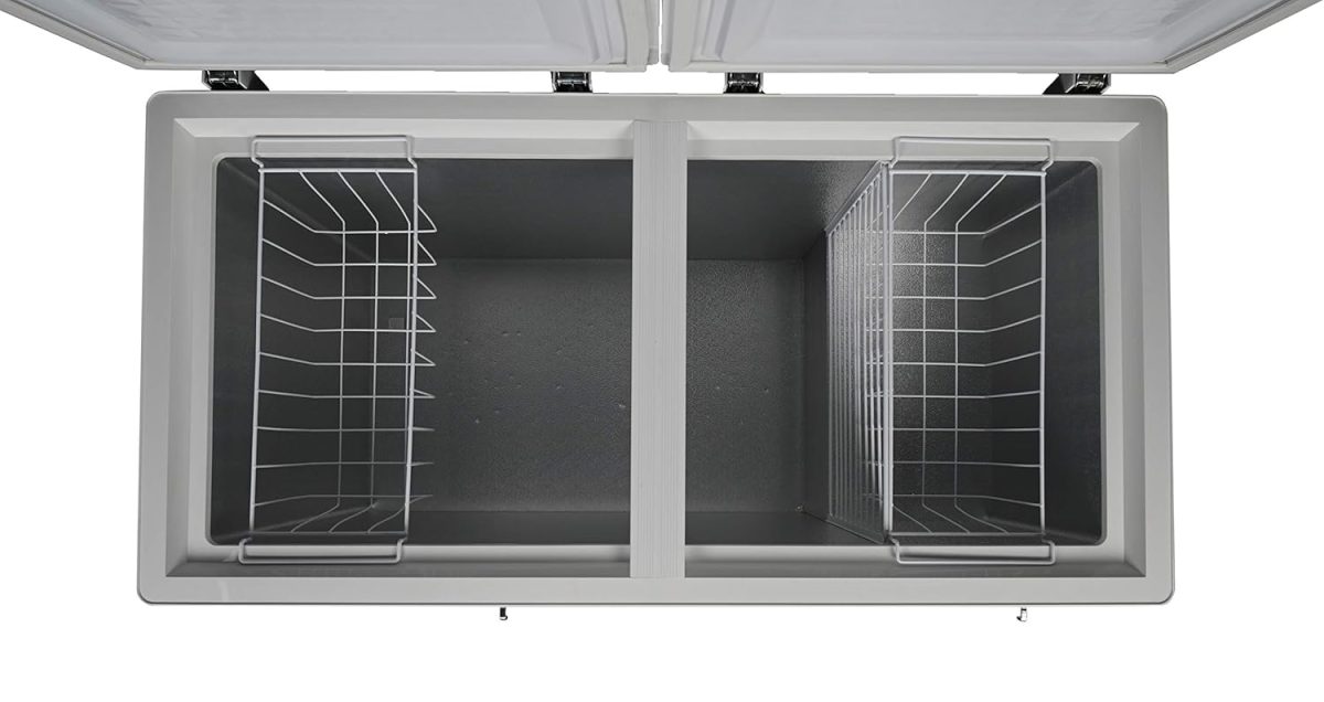 Elanpro EF 455 Double Door Chest Freezer (410L) with No Cost EMI Offer | Life Time Warranty - Image 3