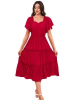 Toochki Dress for Women | Dresses for Women | Fit & Flare Dress | Anarkali Dress for Women | Midi Length Dress | Rayon Dresses | One Piece Dress for Women
