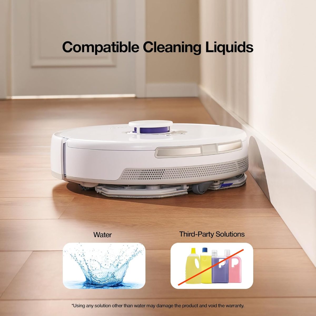 NARWAL Freo X Plus 2-in-1 Robotic Vacuum & Mopping, 7800Pa Suction, 7 Weeks Storage, Zero Tangle Brush, 5200mAh Battery, 3D Mapping, Google Home, Alexa, Siri & App Compatible - Image 7