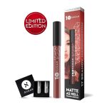 SUGAR Cosmetics Matte as Hell Crayon Lipsticks for Women | Lasts Up To 8+ Hours | Lip Crayon with Sharpener | 2.8gm - 17 Brandy Harrington (Anniversary Edition) - Image 9