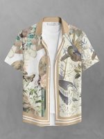 BULLMER Trendy Regular Fit Printed Half Sleeve Shirt for Men - Image 2