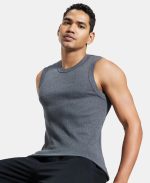 Jockey Men's Solid Regular Fit Vest - Image 9