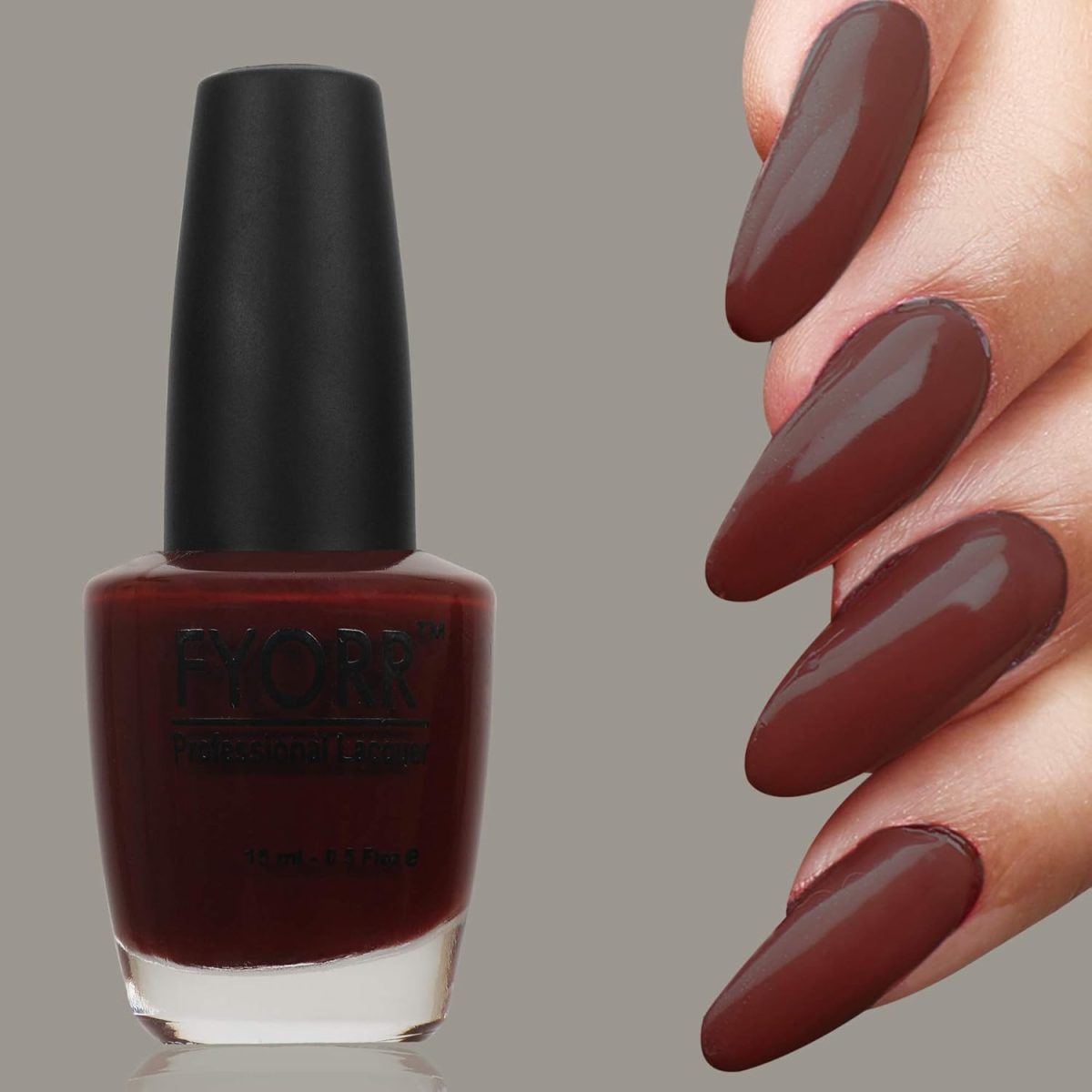 FYORR 15ML Quick Dry Long Lasting Smooth Finish Matte Nail Polish (Wine Factory) - Image 8