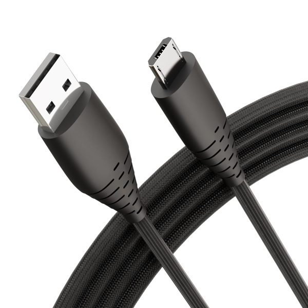 Basesailor Original 60W USB to Micro Fast Charging Braided Cable, Compatible for Galaxy S7/S6/Note/LG/Nexus/Nokia/Kindle/ PS4/Xbox One Controller & Other USB 2.0 Devices,High Speed Data Transmission