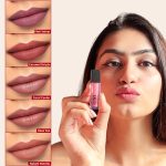 ENN Long Lasting Semi Matte Nourishing Soft Liquid Lipsticks Kit With 12 Hour Coverage | Transfer proof Highly Pigmented Godness of Natural Ingredients of Ghee | Vitamin-E | Argan Oil | Pack Of 5 Perfect Nudes - Image 5