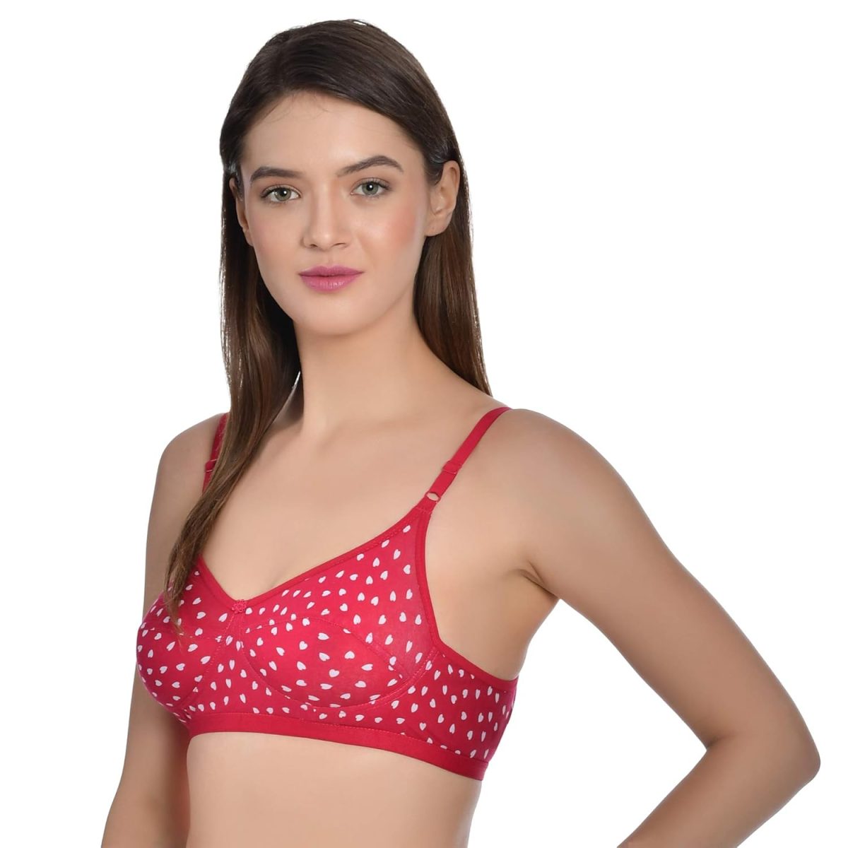 Aimly Women's Cotton Non-Padded Non-Wired Full Coverage Printed Bra - (Pack of 3) - Image 4