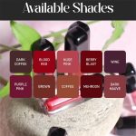 Nandiayan Cutie Mini Liquid Lipstick combo pack of 10 – Waterproof, Matte, Long Lasting, Smudge-Proof Nude Pink, Wine, Brown, Coffee, Red, Mauve | Lipstick Combo Pack Gift Set for Women & Girls - Image 6