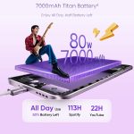 realme 15 Pro 5G Smartphone 12+256GB Purple,4K 60FPS,144Hz HyperGlow 4D Curve Display,7000mAh Battery,80W SuperVOOC, Camera Triple 50MP, Snapdragon 7 Gen 4, IP69 - Image 6