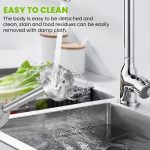 INALSA Hand Blender 1500 W|Silent DC Copper Motor|European Stepless Variable Speed Design| X.Large 1L Chopper|Unique Potato Masher| Detachable| Stainless Steel-Robot INOX 1500 StepUp - Image 9