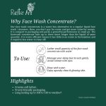 Rustic Art Organic Neem Basil Face Wash Concentrate | Anti acne (pimples), sulphate, paraben free cleanser for women & men | Suitable for teenagers | 50g (Pack of 1) - Image 4
