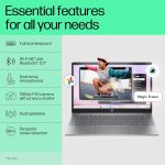 HP Chromebook, Intel Core I3-N305, 8GB LPDDR5, 256GB UFS, 14-Inch (35.6Cm), Anti-Glare, Touchscreen, FHD, Win 11, Silver,1.45Kg, nf0017TU, Intel UHD Graphics, FHD Camera Laptop - Image 6