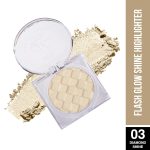 Hilary Rhoda Flash Glow Shine Highlighter | Rich Colour Payoff | Superfine Particles | 3D Reflective Glow | Blends Flawlessly -7g (Diamond Shine -Shade 03) - Image 2