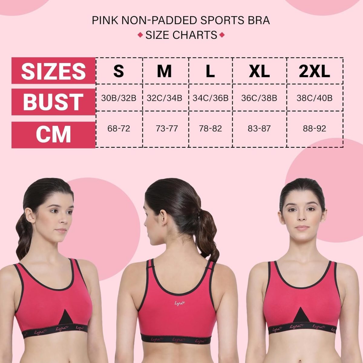 Lyra Women's Cotton Sports Bra - Image 4