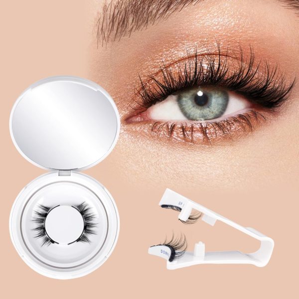 PEPONZ Magnetic Eyelashes Without Eyeliner – Natural Reusable Manga Lashes Kit with Applicator, No Glue Needed, 1 Pair Anime-Inspired Magnetic Lashes for Cosplay & Everyday Use