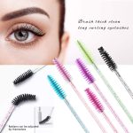 Ghelonadi Mascara Wands, Eyelash Brush, Spoolies for Eyelash Extensions and Eyebrow Brush Tool (Multicolor, Pack of 50pcs) - Image 4