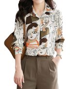 TOPLOT Women's Floral Regular Fit Shirt