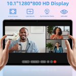 Tablet 10.1 inch, Android 14 Tablets 9 (3+6) GB RAM 64GB ROM 1TB Expand, 1280x800 IPS HD Touchscreen, 6000mAh Battery, Bluetooth, Dual Camera, GMS, WiFi, Case (Black) - Image 4