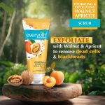 Everyuth Naturals Hydrating & Exfoliating Walnut Apricot Scrub|Removes Blackheads & Moisturizes|With Walnut Shell Particles & Apricot|For Oily, Dry, Normal, Combination & Sensitive Skin - 100gm - Image 3