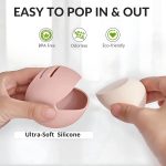 Hian Silicone Makeup Sponge Holder for Travel, Double-Sided Breathable & Shatterproof Beauty Blender Case for Women & Girls, Cosmetic Storage for Sponges Sponge Holder (Pink Color) - Image 2