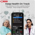 easyfone Elite 4G Phone for Seniors | 2.8" Big Screen | Loud Sound | Big & Talking Buttons | Dock Charger | SOS | Photo Speed Dial | Remote App Setup by Caregivers | USB-C | FM | Customizable Menu - Image 9