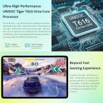Android Tablet with SIM Card Slot Unlocked, 12 in Large Tablets, 16GB RAM+256GB ROM, 4G LET Cellular Tablet, WiFi BT5.0 GPS Octa-Core, 8000mAh, Dual Camera, Supports Telephone Functions - Image 3