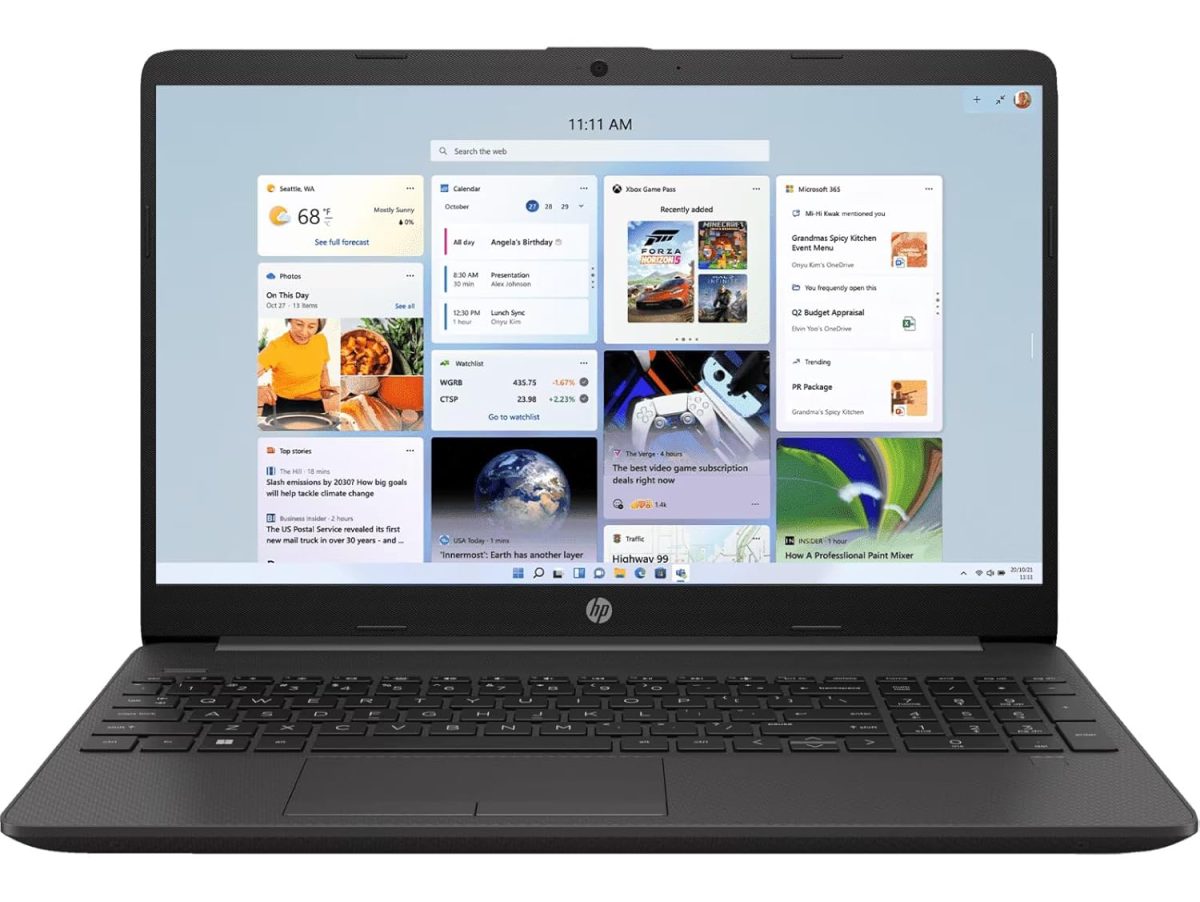 HP Laptop 255 G9 (2024), AMD Athlon Silver 3050U - (4GB/256GB SSD/AMD Radeon Graphics/Windows 11) Thin and Light Business Laptop/15.6" (39.62cm)/Black/1.47 kg/MS Office 2021