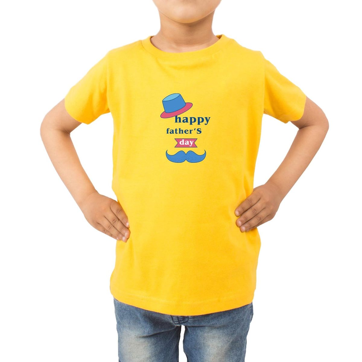 FADE COLLECTION - Happy Fathers Day Kids T-Shirt (Boys/Girls) - Image 5