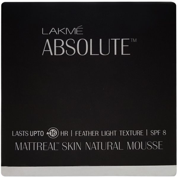 Lakmé Absolute Mattreal Skin Natural Mousse, Golden Medium 03, 25g