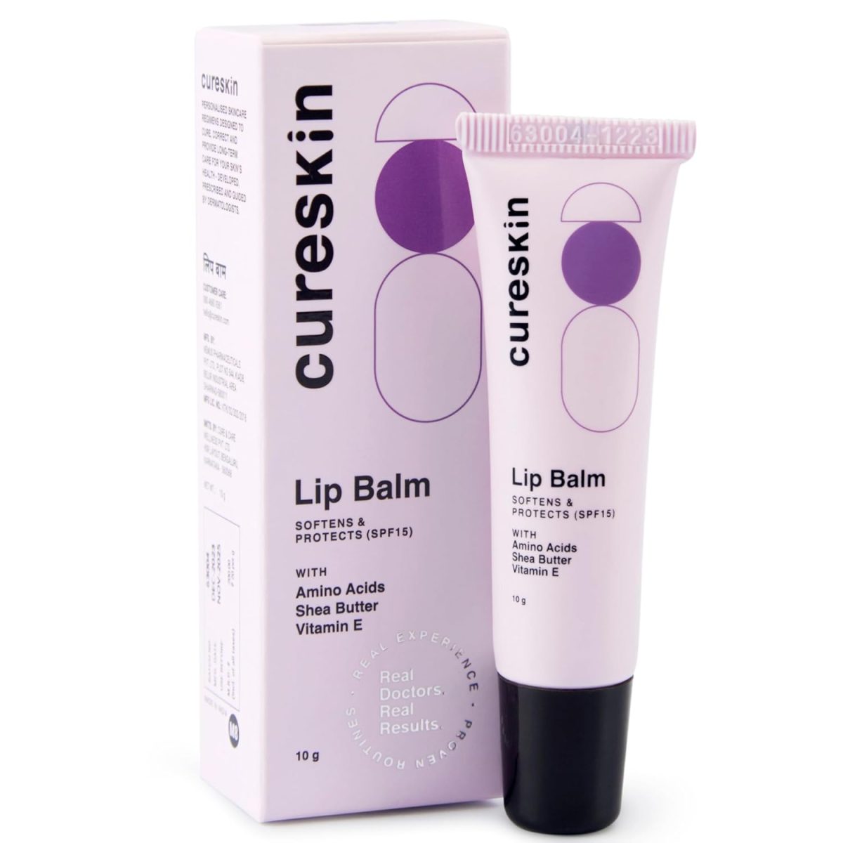 Cureskin Lip Balm with SPF 15 | Lip Lightening Balm for Dark Lips | Lip Balm for Dark Lips to Lighten - Image 2