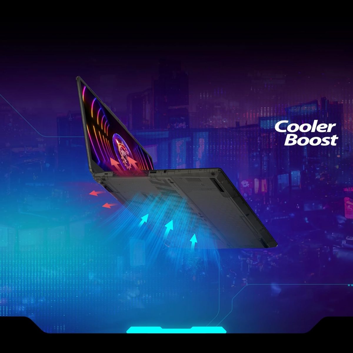 MSI Cyborg 15, Intel 12th Gen. i5-12450H, 40CM FHD 144Hz Gaming Laptop (16GB/512GB NVMe SSD/Windows 11 Home/MSO 2021/NVIDIA GeForce RTX 2050, GDDR6 4GB/Translucent Black/1.9Kg) A12UDX-1469IN - Image 6
