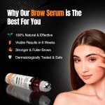 Nourish Mantra Brow Growth Serum | eyelash serum for Brow and lash Hairs Growth, volume & Thickness | Formulated with Redensyl, Biotin, Peptides & Amino Acids | 100% Eye Safe & Fragrance Free - 10 ml - Image 2