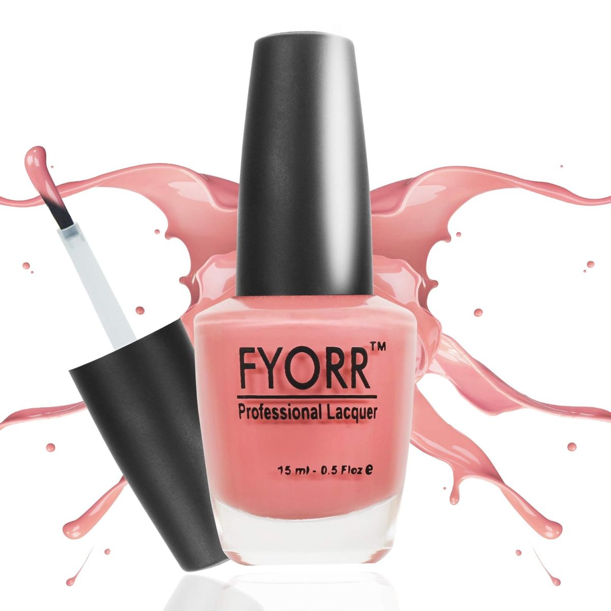 FYORR 15ML Quick Dry Long Lasting Smooth Finish Nail Polish (Peach O Maina) - Image 9
