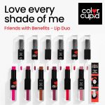 Color Cupid 2 in 1 Tinted Lip Balm + Liquid Lipstick | Intense color pay off & moisturization | Infused with Hyaluronic Acid & Jojoba Oil | Friends with Benefits | Wine & Dine - Image 7